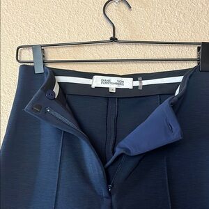Diane von Furstenberg Navy straight leg pants